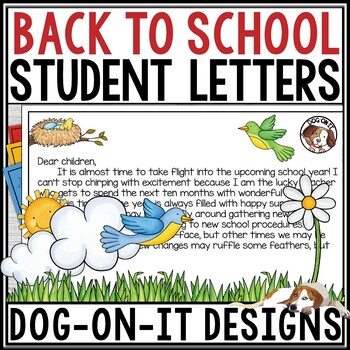 Welcome Back To School Letters Editable | Print | Digital