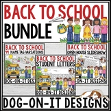 Welcome Back To School Letters and Slideshow Bundle
