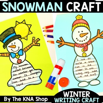 Melted Snowman Craft & Writing Activity
