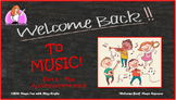 "Welcome Back to Music" Part 2  (mp3 music tracks)