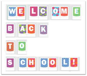 Preview of Welcome Back to School Banner