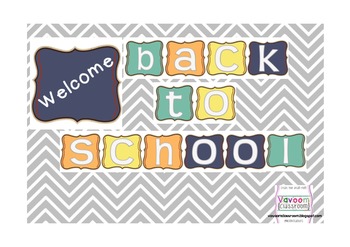 Preview of Welcome Back to School Banner Freebie