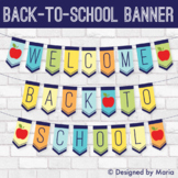 Welcome Back To School Banner Printable Teaching Resources | TpT