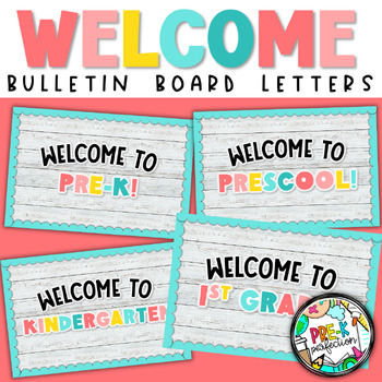 Back to School Bulletin Board Letters