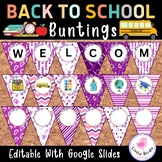Welcome Back to School Classroom Decoration Bunting | Augu