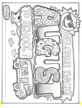 Free back to school coloring pages for preschool kids  School coloring  pages, Back to school worksheets, Back to school art