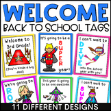 Welcome Back to School Gift Tags | Student Welcome Note | 