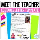 Welcome Back to School Letter Template | Meet the Teacher 