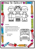Welcome Back to School Letter and Postcard Editable FREE