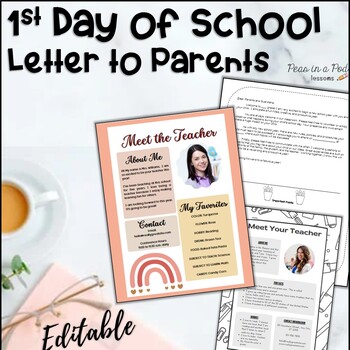 Back to School EDITABLE Letter Flipbook