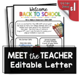 Welcome Back to School Newsletter - Editable - Open House 
