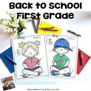 Preview of Get Ready for First Grade First Week of School Activities
