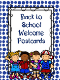 Welcome Back to School Postcards - Editable