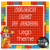 Welcome Back to School PowerPoint Brick Builder/Lego theme