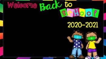 Welcome Back To School Zoom Virtual Background By Mrscornejo Tpt