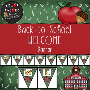 Welcome Banner / Bunting - Back-to-School Decor | TPT