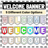 Welcome Banner: Classroom Decor: Rainbow Colors