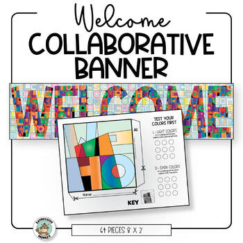 Preview of Welcome Banner • Collaborative Poster for Back to School