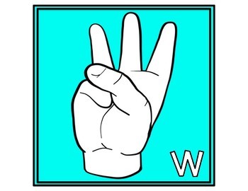 Preview of Welcome Banner Poster Signs in American Sign Language (ASL)