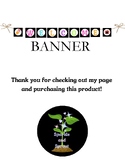 Welcome Banner, meet the teacher night, back to school banner