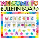 Welcome Bulletin Board/Door Display for Back to School