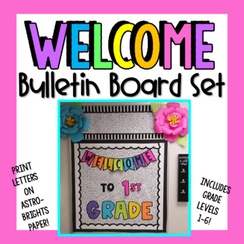Welcome Bulletin Board Set by Kacie Harmon | Teachers Pay Teachers
