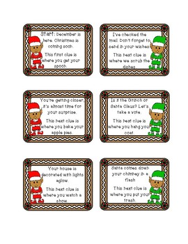 Welcome Elf Scavenger Hunt (At Home Version) by HoliDaysWithMama