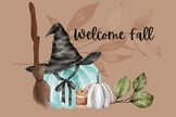 Welcome Fall and Autumn signs for classroom or framing PDF