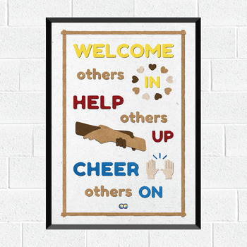 Preview of Welcome, Help, Cheer - Poster Size / 31.2 x 46.9 in.