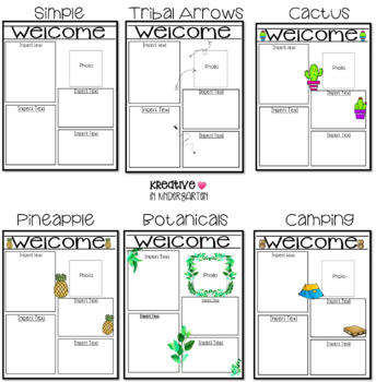 welcome letter editable by robyns resource room tpt