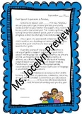 Welcome Letter - Speech Therapy