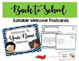 Welcome Postcards: Back to School