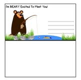Welcome Postcards- Bear Theme