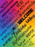 Welcome Poster - Multiple Languages