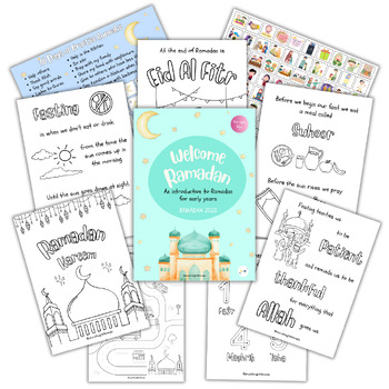 Preview of Welcome Ramadan - Activity Book for early years