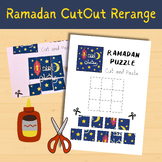Welcome Ramadan CutOut Rerange Activity, Printable for Ram