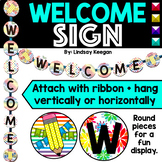 Welcome Sign - Bright Classroom Banner