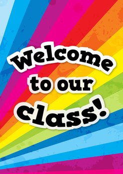 Welcome Sign Door Poster by Elise McNamara | Teachers Pay Teachers