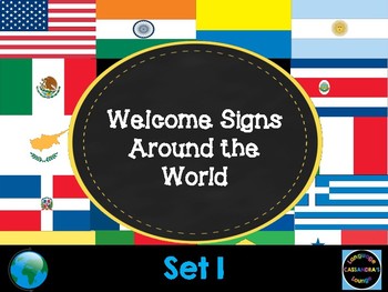 Preview of Welcome Signs - In Different Languages Set 1