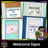 Welcome Signs EDITABLE | Classroom Decor