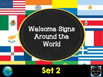 Preview of Welcome Signs - In Different Languages Set 2