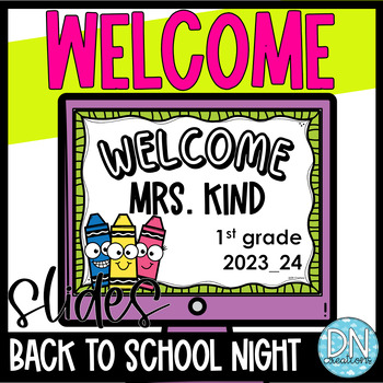 Preview of Welcome Slides | Meet the Teacher Powerpoint | Back to School Night Slides