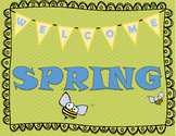 Welcome Spring Poster Kindness activity