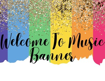 Preview of Welcome To Music Banner