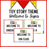 Welcome To Signs | Class Welcome Signs | Toy Story Theme