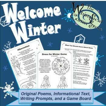 Preview of Welcome Winter, Original Poems, Informational Texts, and a Game Board