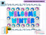 Welcome Winter Snowman Theme Bulletin Board Kit- Let it Sn