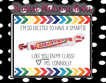 Preview of Welcome Your Smarties