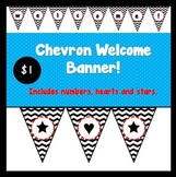 Welcome Back To School Bunting Banner {Chevron}