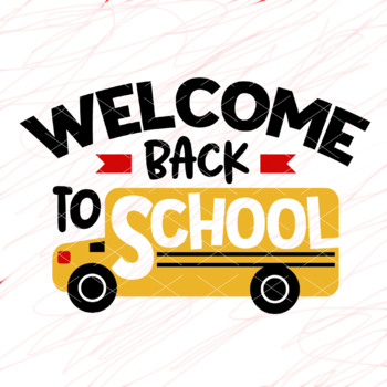 Welcome back to school Bus clipart by PartySeason | TPT